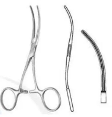 Затискач атравматичний ДеБейкі, S-подібний, 125 мм RAJ IMPEX 12-117